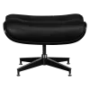 Cavel Lounge Chair Ottoman / Hocker Full Black Edition
