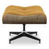 Cavel Lounge Chair Ottoman / Hocker Bruin Bouclé | Walnoot Schaal