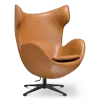 Flag Chair Cognac / Bruin Leer