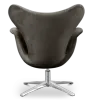 Sean Chair Zilver Grijs Velvet