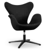 Sean Chair Zwart Kasjmier