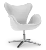 Sean Chair Wit Leer