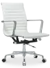 Cavel CD 117 Bureaustoel Wit Leer