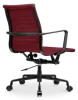 Cavel CD 117 Bureaustoel Rood Linnen | Zwart Frame