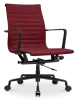 Cavel CD 117 Bureaustoel Rood Linnen | Zwart Frame