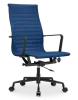 Cavel CD 119 Bureaustoel Blauw Linnen | Zwart Frame