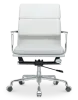 Cavel CD 217 Softpad Bureaustoel Wit Leer