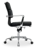 Cavel CD 217 Softpad Bureaustoel Zwart Leer