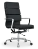 Cavel CD 219 Softpad Bureaustoel Zwart Leer