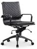 Diamond Softpad Bureaustoel Zwart | Lage Rug