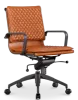 Diamond Softpad Bureaustoel Cognac | Lage Rug