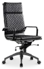 Diamond Softpad Bureaustoel Zwart | Hoge Rug