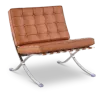 Paviljoen Chair Luxe Volleer Cognac/Bruin