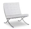 Paviljoen Chair XL Wit Leer