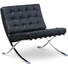 Barcelona Chair Luxe Volleer Zwart