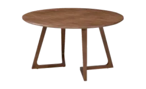 Eettafel Jensen Rond Walnoot