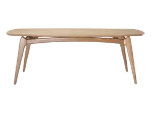 Eettafel Japandi Deens Ovaal Eiken