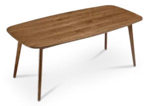 Deens Ovale Eettafel Haner Walnoot | 190 x 95 cm