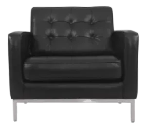 Italo Chair Zwart Leer