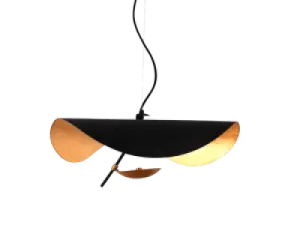 Hanglamp Gulf | Mat Zwart / Goud