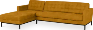Italo Hoekbank Okergold Velvet (Hoek Rechts)