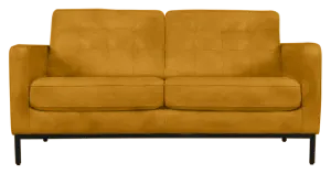 Italo Twee Zits Okergold Velvet