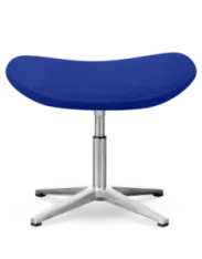Flegg Ottoman / Hocker Blauw Kasjmier
