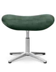 Flegg Ottoman / Hocker Forrest Green Velvet