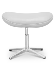 Flegg Ottoman / Hocker Wit Leer