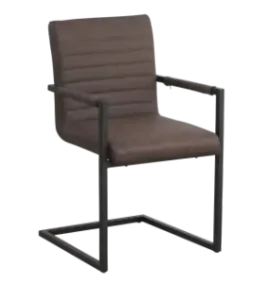 Industriële Eetkamerstoel Kubis Taupe