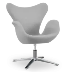 Sean Chair Licht Grijs Kasjmier