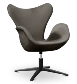 Sean Chair Zilver Grijs Velvet