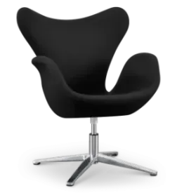Sean Chair Zwart Kasjmier
