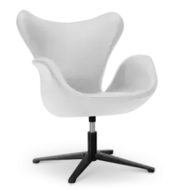 Sean Chair Wit Leer