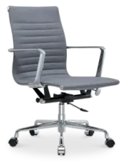 Cavel CD 117 Bureaustoel Grijs Linnen