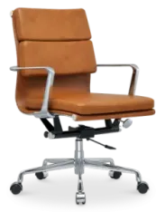 Cavel CD 217 Softpad Bureaustoel Cognac Leer