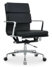 Cavel CD 217 Softpad Bureaustoel Zwart Leer