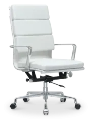 Cavel CD 219 Softpad Bureaustoel Wit Leer