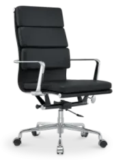 Cavel CD 219 Softpad Bureaustoel Zwart Leer