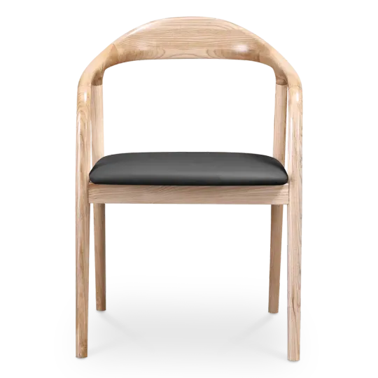 Artson Eetkamerstoel | Essen | Zwart PU Leer