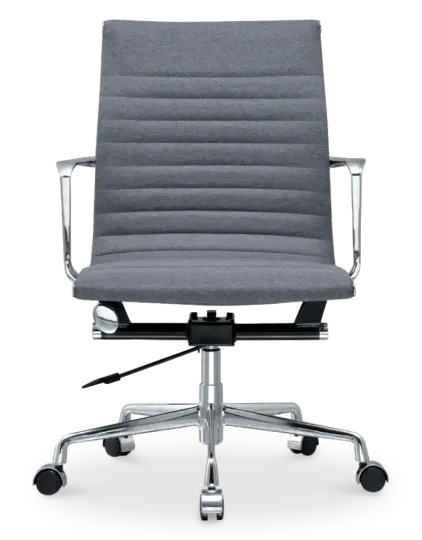 Cavel CD 117 Bureaustoel Grijs Linnen