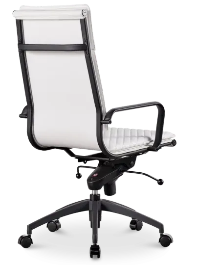 Diamond Softpad Bureaustoel Wit | Hoge Rug