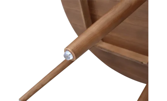 Eettafel Haner Rond Walnoot