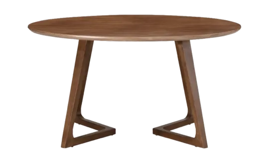 Eettafel Jensen Rond Walnoot