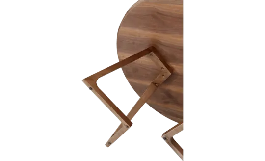 Eettafel Jensen Rond Walnoot