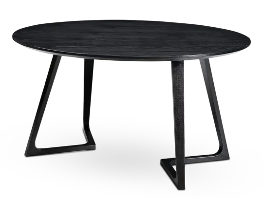 Eettafel Jensen Rond Zwart Essen