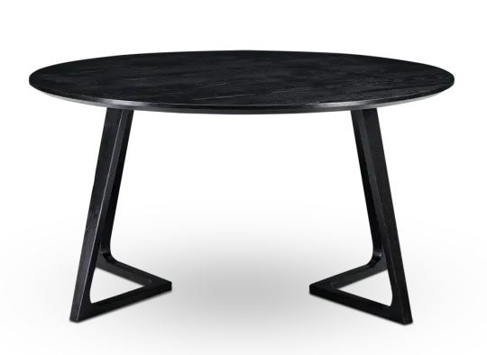 Eettafel Jensen Rond Zwart Essen