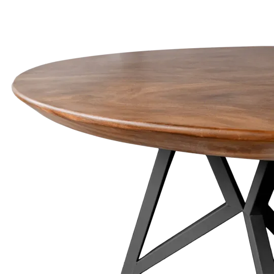 Cavel Ronde Notenhouten Tafel