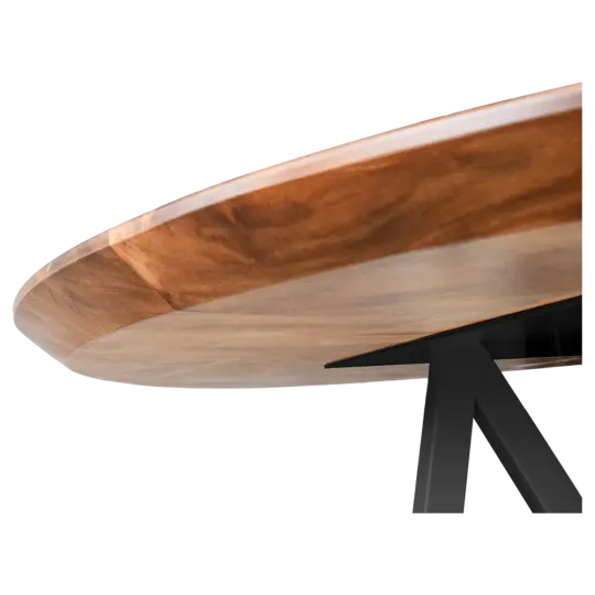 Cavel Ronde Notenhouten Tafel