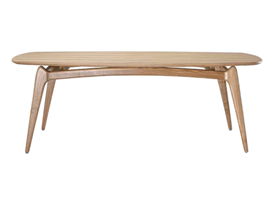 Eettafel Japandi Deens Ovaal Eiken